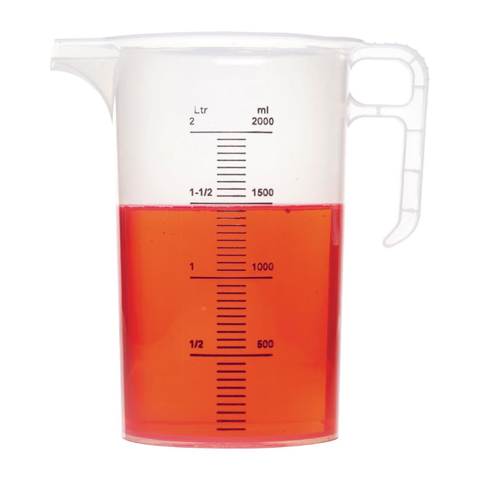Pro-Measures Polypropylene Measuring Jug 2Ltr Pro-Measures