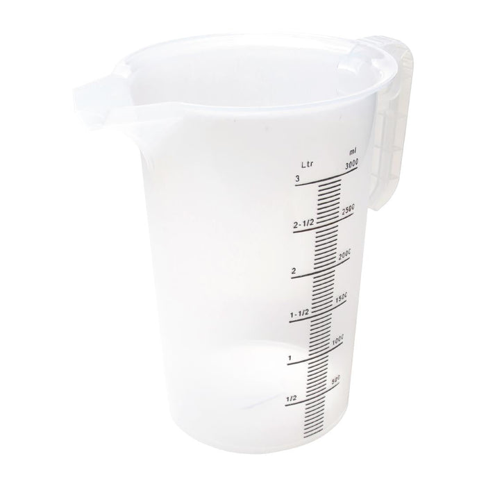 Pro-Measures Polypropylene Measuring Jug 3Ltr Pro-Measures