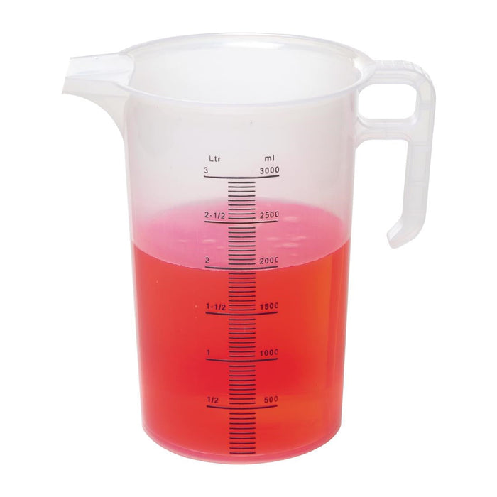 Pro-Measures Polypropylene Measuring Jug 3Ltr Pro-Measures