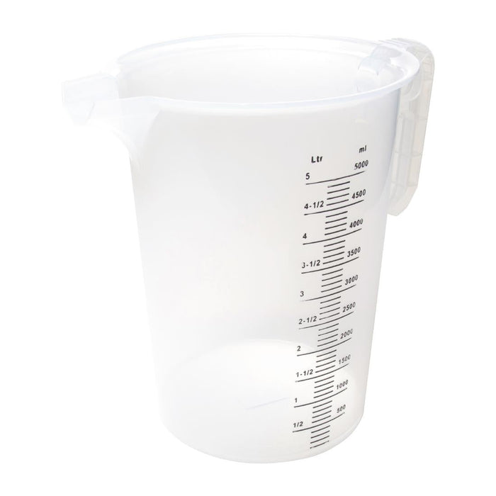 Pro-Measures Polypropylene Measuring Jug 5Ltr Pro-Measures