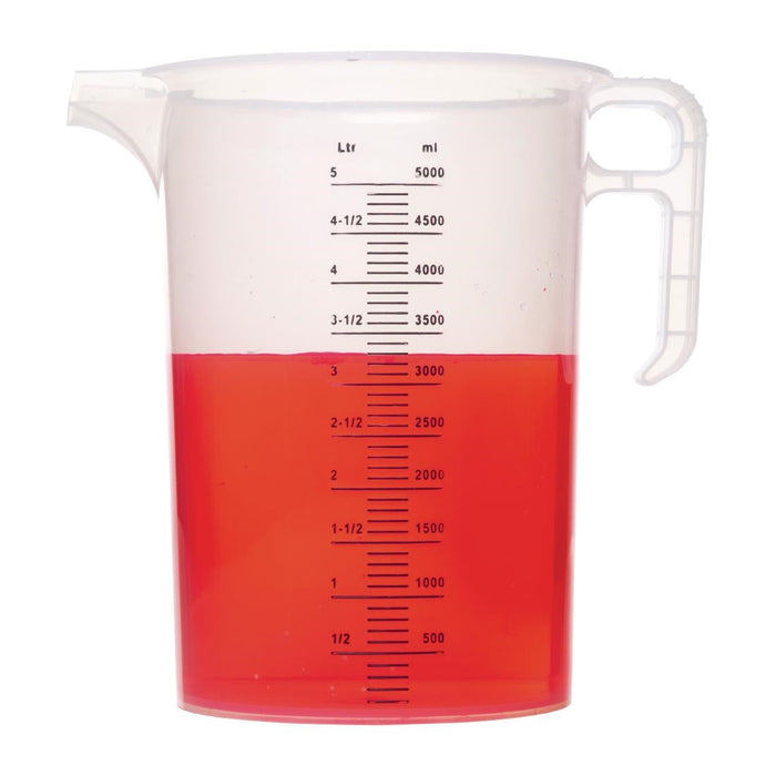 Pro-Measures Polypropylene Measuring Jug 5Ltr Pro-Measures