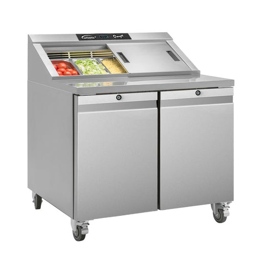 Williams Onyx Double Door Refrigerated Prep Counter 355Ltr CPC2-SS Williams