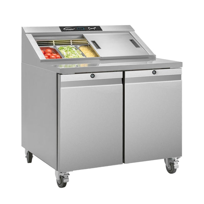 Williams Onyx Double Door Refrigerated Prep Counter 355Ltr CPC2-SS Williams