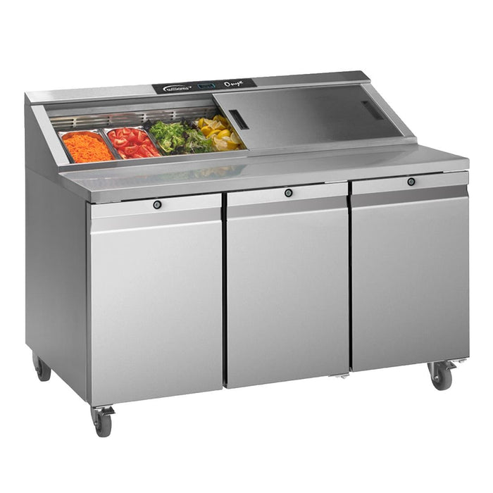 Williams Onyx 3 Door Refrigerated Prep Counter 616Ltr CPC3-SS Williams