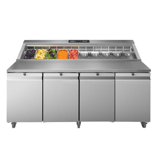 Williams Onyx 4 Door Refrigerated Prep Counter 835Ltr CPC4-SS Williams