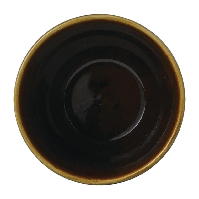 Churchill Super Vitrified Nourish Black Onyx Two Tone Chip Mugs 291ml (12 Pack) Churchill