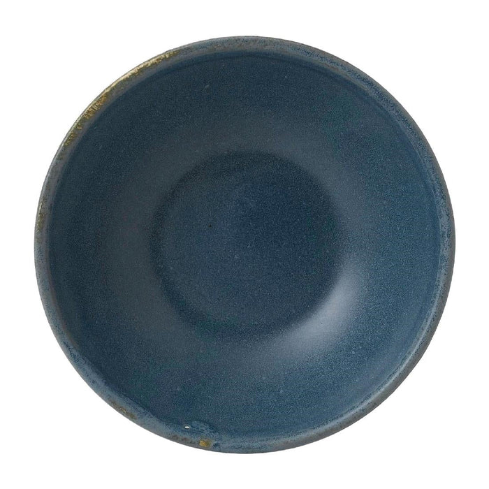 Churchill Super Vitrified Nourish Oslo Contour Shallow Bowl Blue 130mm (12 Pack) Churchill