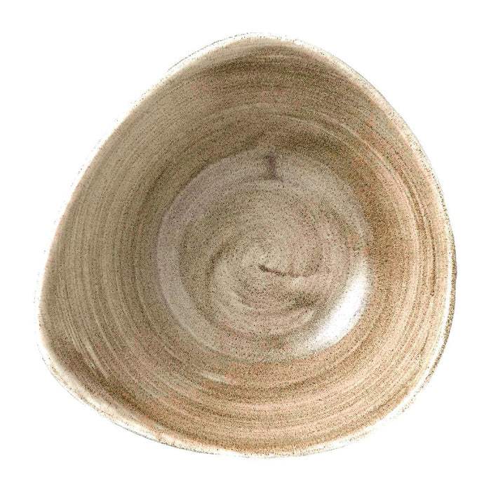 Churchill Stonecast Patina Lotus Bowl Antique Taupe 178mm (12 Pack) Churchill