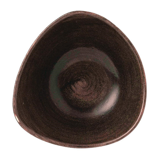 Churchill Stonecast Patina Lotus Bowl Iron Black 178mm (12 Pack) Churchill