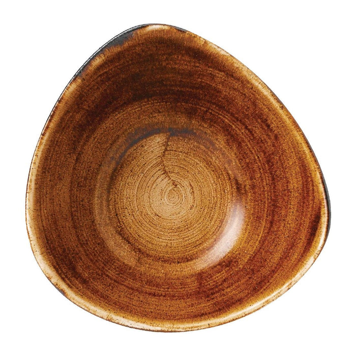 Churchill Stonecast Patina Lotus Bowl Vintage Copper 178mm (12 Pack) Churchill