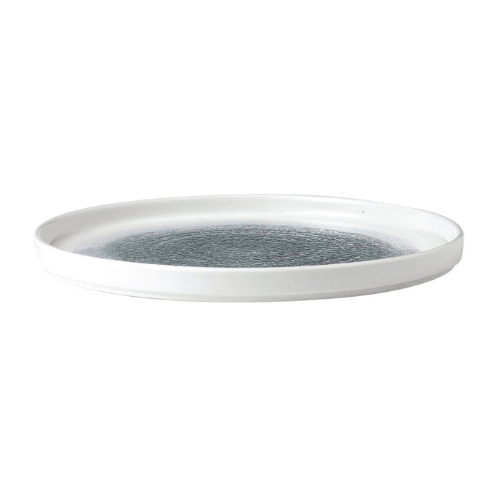 Churchill Raku Walled Plates Topaz Blue 260mm (6 Pack) Churchill