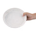 Olympia Cavolo Flat Round Bowls White Speckle 220mm (4 Pack) Olympia