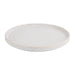 Olympia Cavolo Flat Round Plates White Speckle 220mm (6 Pack) Olympia