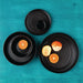 Olympia Cavolo Dipping Dish Textured Black 67mm (12 Pack) Olympia