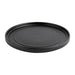 Olympia Cavolo Flat Round Plates Textured Black 220mm (6 Pack) Olympia