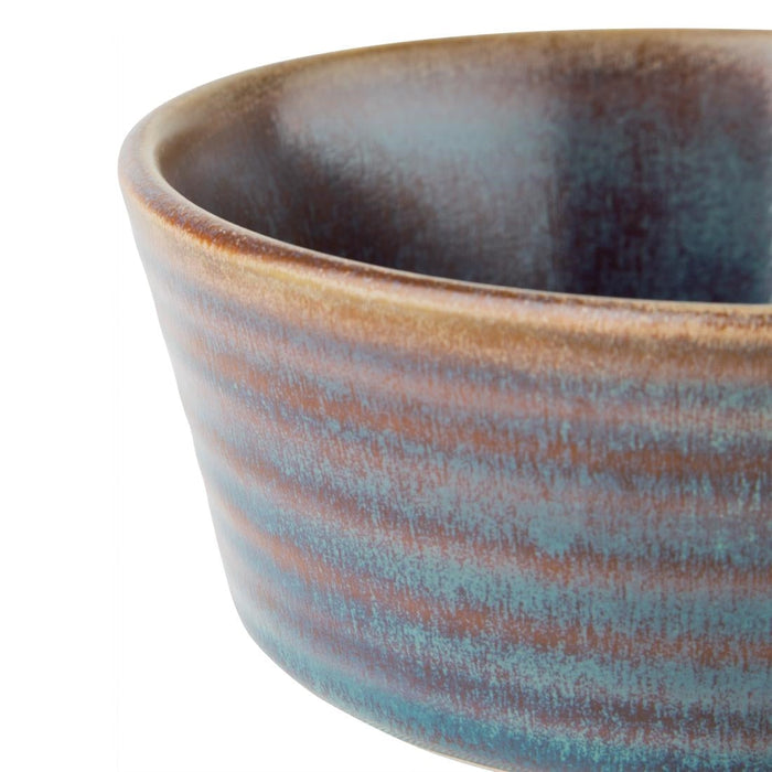 Olympia Cavolo Flat Round Bowls Iridescent 143mm (6 Pack) Olympia