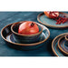 Olympia Cavolo Flat Round Bowls Iridescent 220mm (4 Pack) Olympia