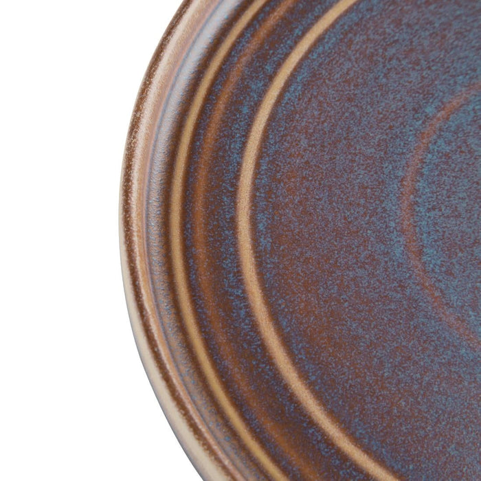Olympia Cavolo Flat Round Plates Iridescent 180mm (6 Pack) Olympia