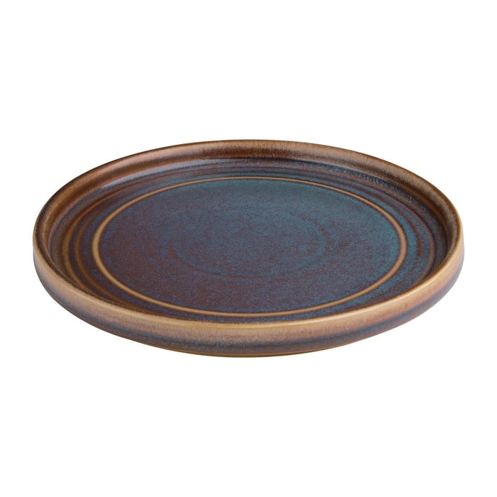Olympia Cavolo Flat Round Plates Iridescent 180mm (6 Pack) Olympia