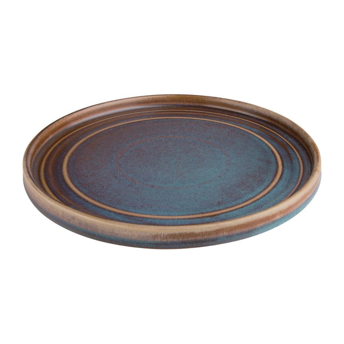 Olympia Cavolo Flat Round Plates Iridescent 220mm (6 Pack) Olympia