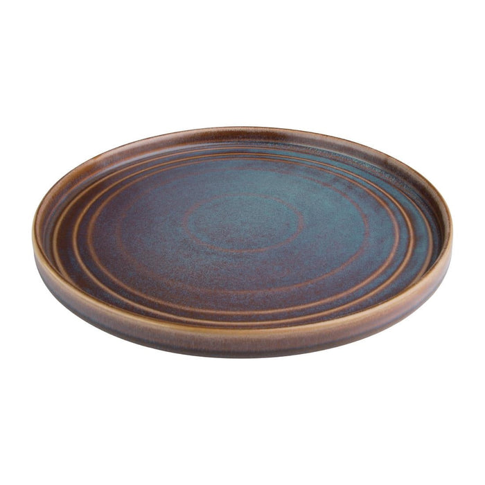 Olympia Cavolo Flat Round Plates Iridescent 270mm (4 Pack) Olympia