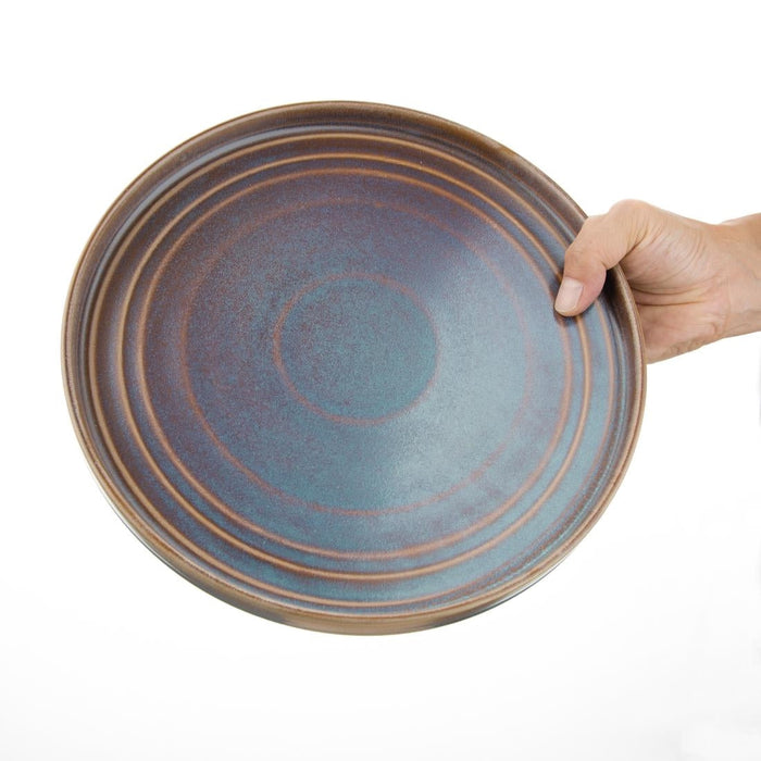 Olympia Cavolo Flat Round Plates Iridescent 270mm (4 Pack) Olympia