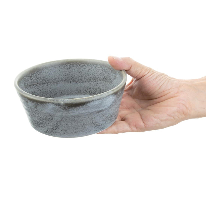 Olympia Cavolo Flat Round Bowls Charcoal Dusk 143mm (6 Pack) Olympia