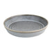 Olympia Cavolo Flat Round Bowls Charcoal Dusk 220mm (4 Pack) Olympia