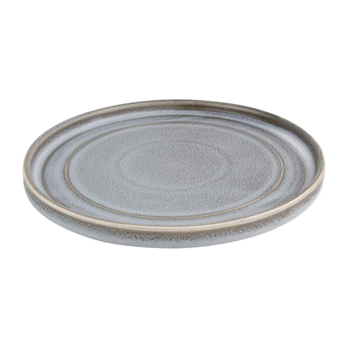 Olympia Cavolo Flat Round Plates Charcoal Dusk 220mm (6 Pack) Olympia