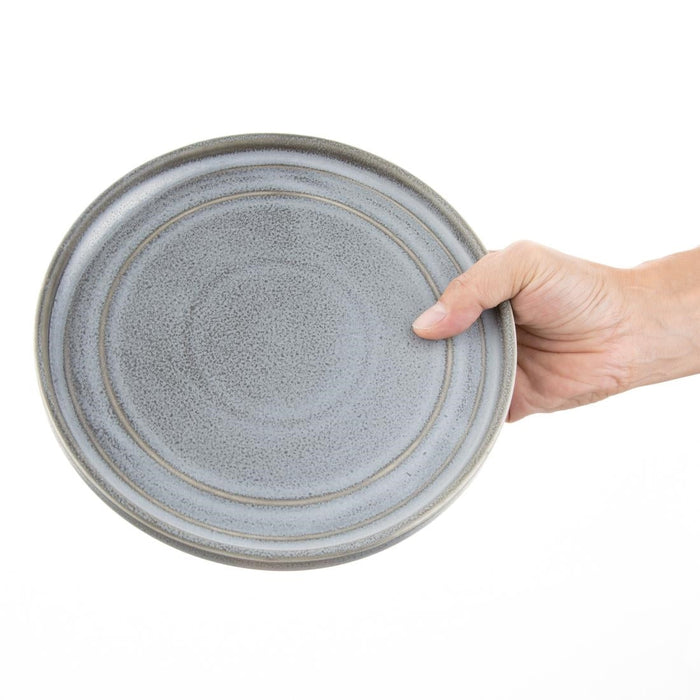 Olympia Cavolo Flat Round Plates Charcoal Dusk 220mm (6 Pack) Olympia