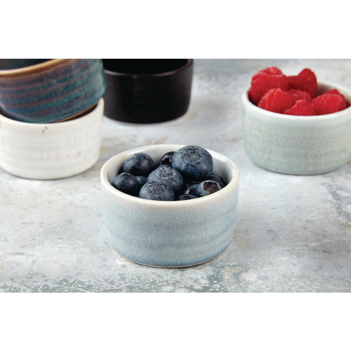Olympia Cavolo Dipping Dish Ice Blue 67mm (12 Pack) Olympia