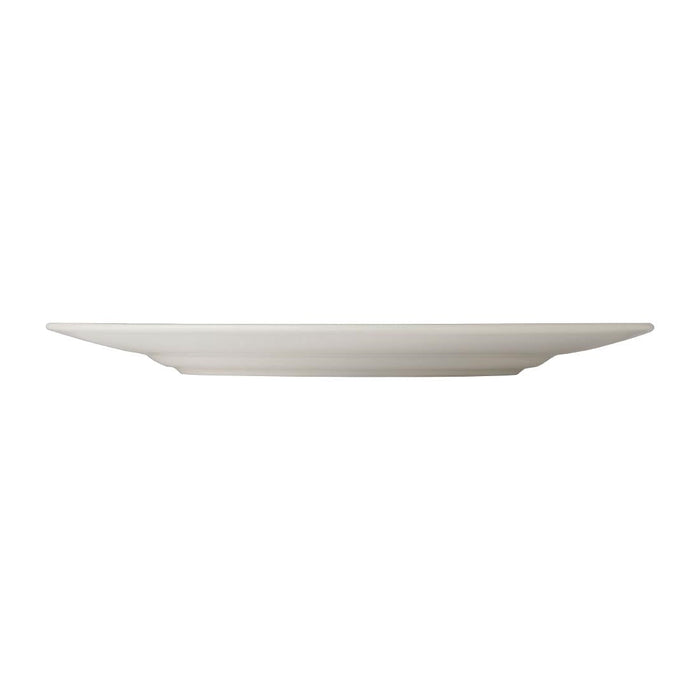 Royal Crown Derby Effervesce White Flat Rim Plates 215mm (6 Pack) Royal Crown Derby