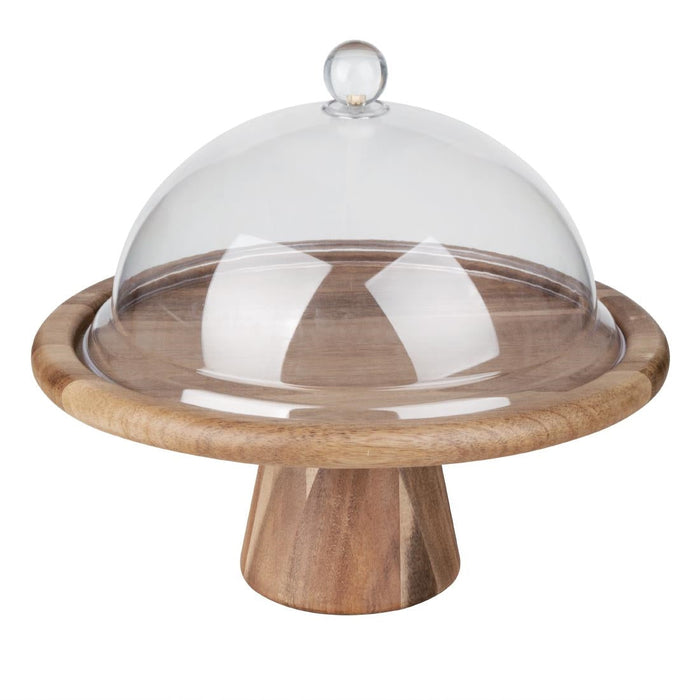 Olympia Acacia Cake Stand 305x127(H)mm Olympia