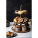 Olympia Acacia 3-Tier Stand 305(Ø) x 395(H)mm Olympia