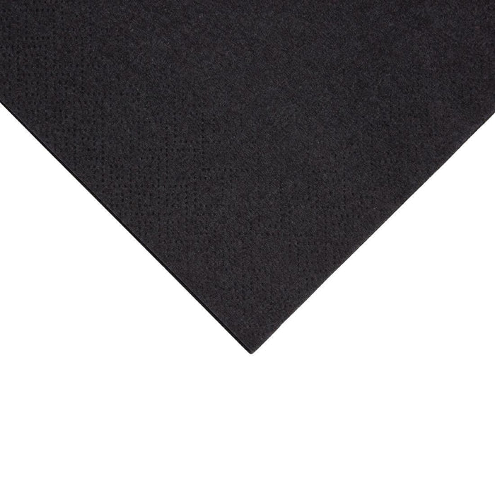 Fiesta Recyclable Cocktail Napkin Black 24x24cm 2ply 1/4 Fold (4000 Pack) Fiesta Recyclable