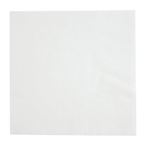 Fiesta Recyclable Lunch Napkin White 30x30cm 1ply 1/4 Fold (5000 Pack) Fiesta Recyclable