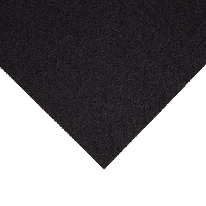 Fiesta Recyclable Lunch Napkin Black 33x33cm 2ply 1/4 Fold (2000 Pack) Fiesta Recyclable