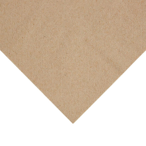Fiesta Recyclable Recycled Lunch Napkin Kraft 33x33cm 2ply 1/4 Fold (2000 Pack) Fiesta Recyclable