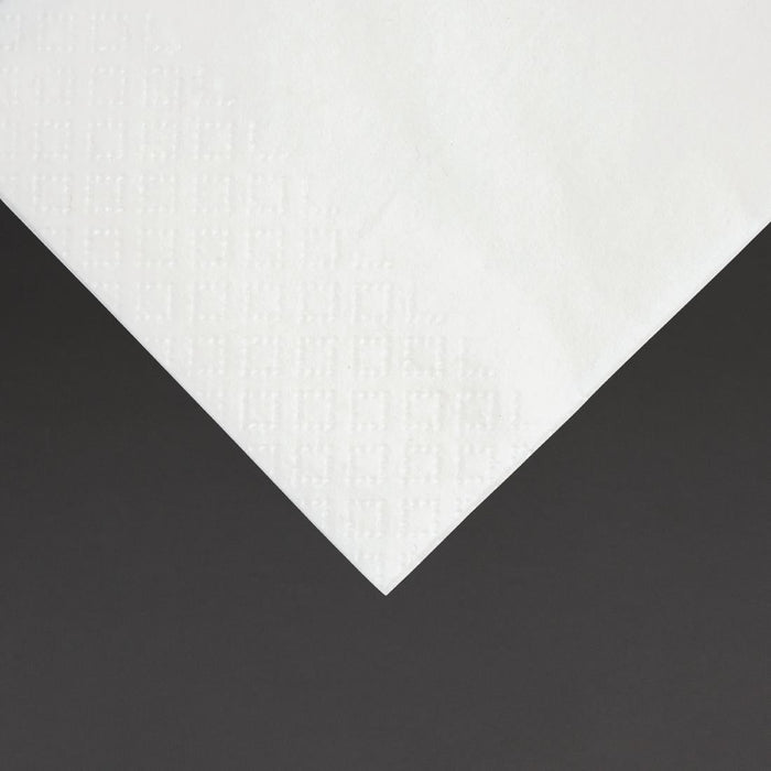Fiesta Recyclable Lunch Napkin White 330x330mm 2ply 1/8 Fold (2000 Pack) Fiesta Recyclable