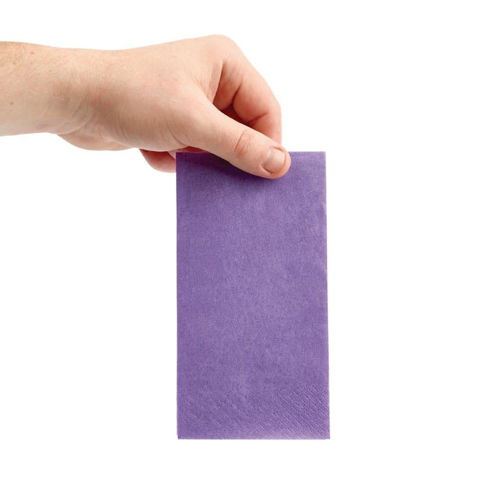 Fiesta Recyclable Lunch Napkin Plum 33x33cm 2ply 1/8 Fold (2000 Pack) Fiesta Recyclable