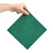 Fiesta Recyclable Dinner Napkin Dark Green 40x40cm 2ply 1/4 Fold (2000 Pack) Fiesta Recyclable