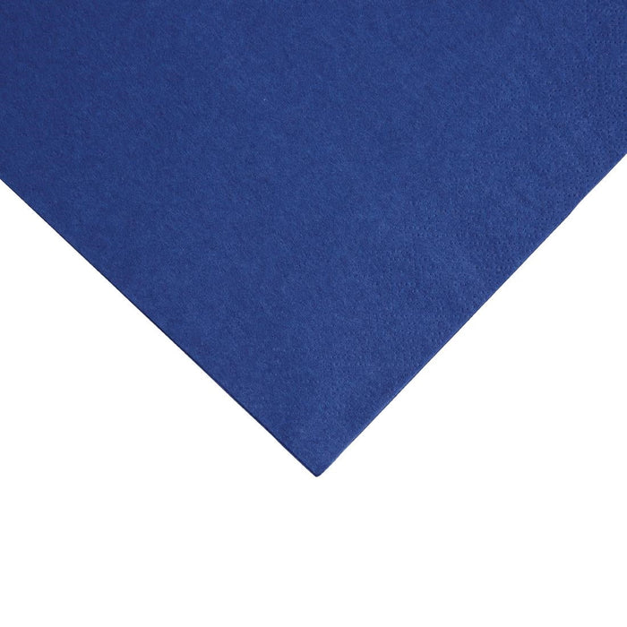 Fiesta Recyclable Dinner Napkin Dark Blue 40x40cm 2ply 1/4 Fold (2000 Pack) Fiesta Recyclable