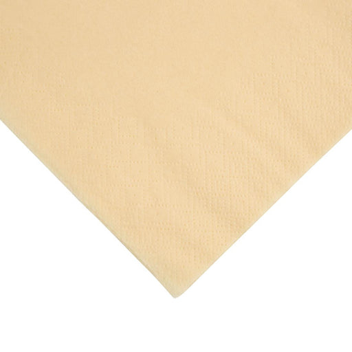 Fiesta Recyclable Dinner Napkin Cream 40x40cm 3ply 1/4 Fold (1000 Pack) Fiesta Recyclable