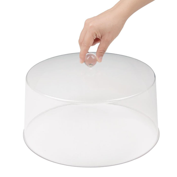 Olympia Kristallon Polycarbonate Display Cover Clear 308(Ø) x 190(H)mm Olympia