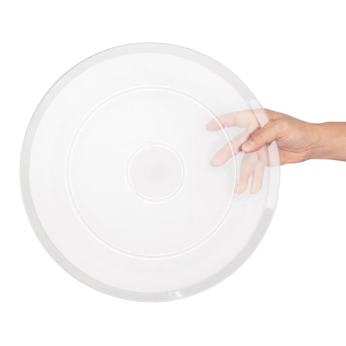 Olympia Kristallon Polycarbonate Display Plate Clear 345(Ø)mm Olympia
