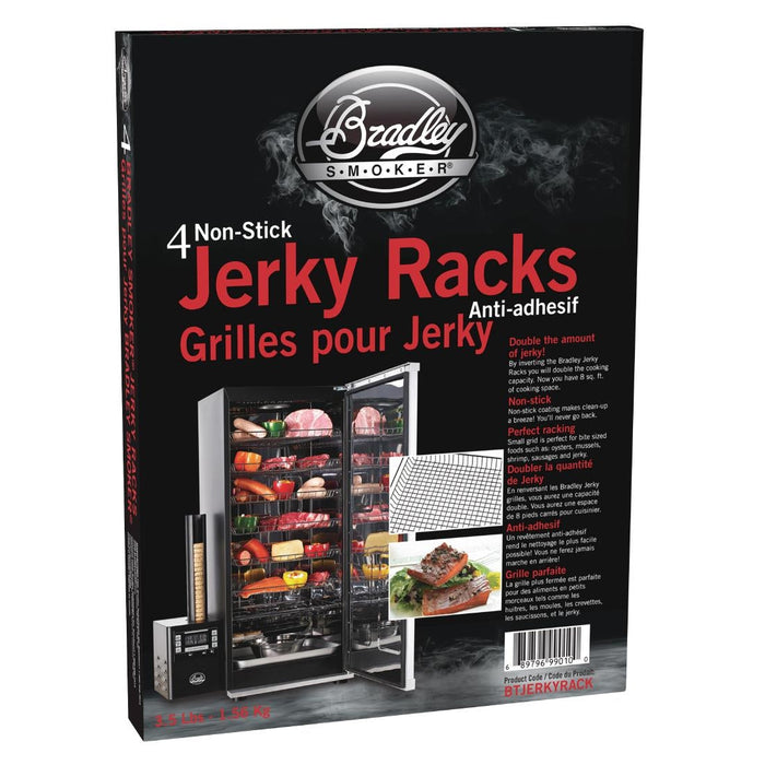 Bradley Smoker Non Stick Jerky Racks (4 Pack) Bradley