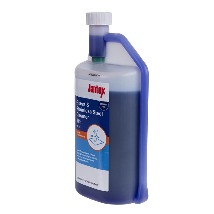 Jantex Glass and Stainless Steel Cleaner Super Concentrate 1Ltr Jantex