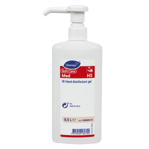 Diversey SoftCare H5 Alcohol Hand Sanitising Gel 500ml (Single Pack) Diversey