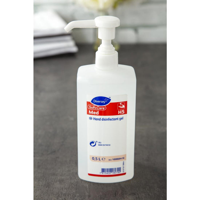 Diversey SoftCare H5 Alcohol Hand Sanitising Gel 500ml (Single Pack) Diversey