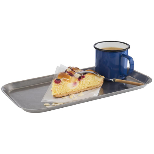 APS Vintage Stainless Steel Serving Tray - 340x180x15mm APS
